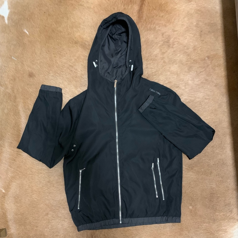 Calvin Klein Men’s Hooded Windbreaker Jacket